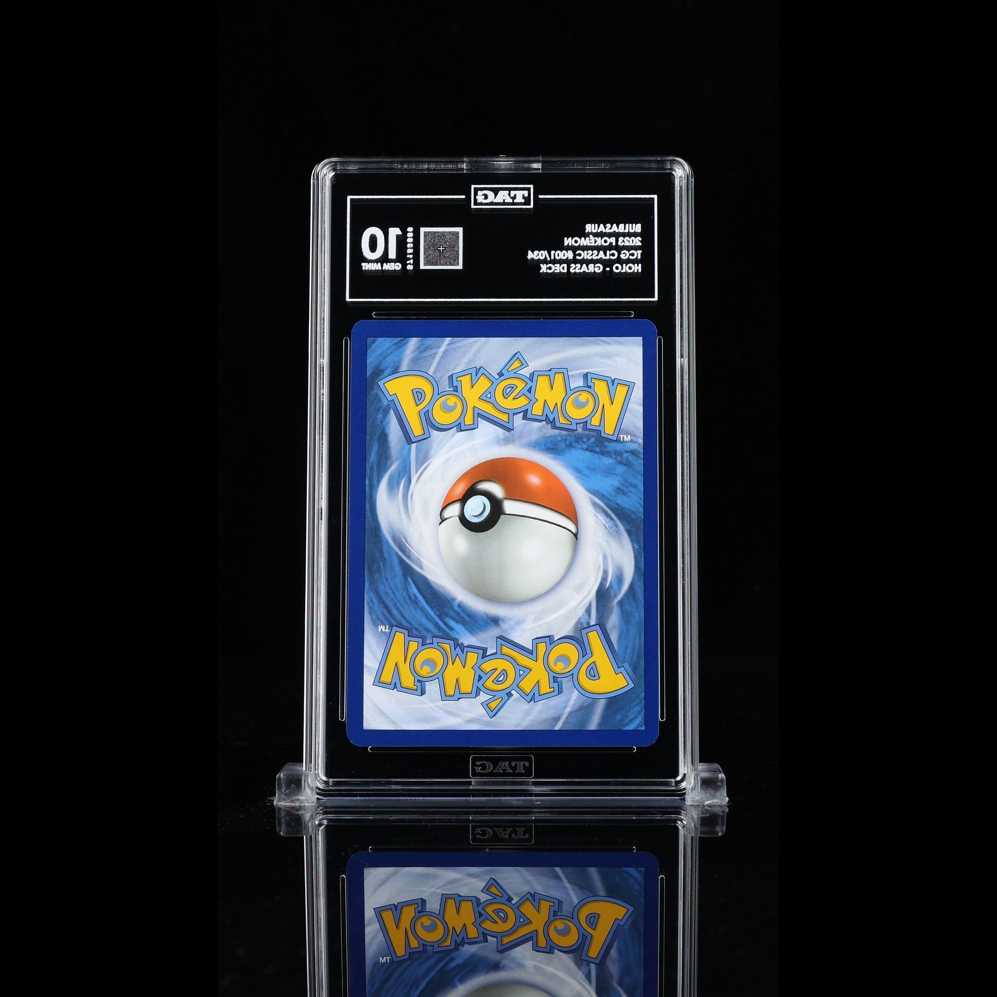 TAG 10 GEM MT Bulbasaur Common 2023 Pokémon Pokemon TCG Classic 001/165_TCGS7153889 - TCG TREASURY