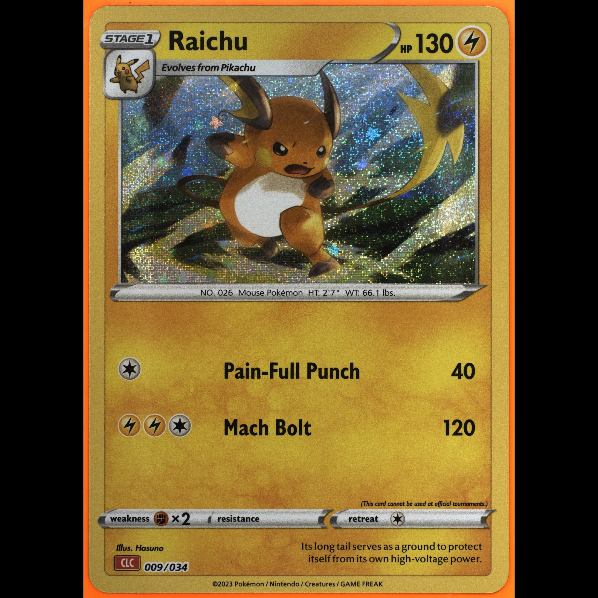 TAG 10 GEM MT Raichu Classic Collection 2023 Pokémon Pokemon TCG Classic 009/034_TCGX4336658 - TCG TREASURY