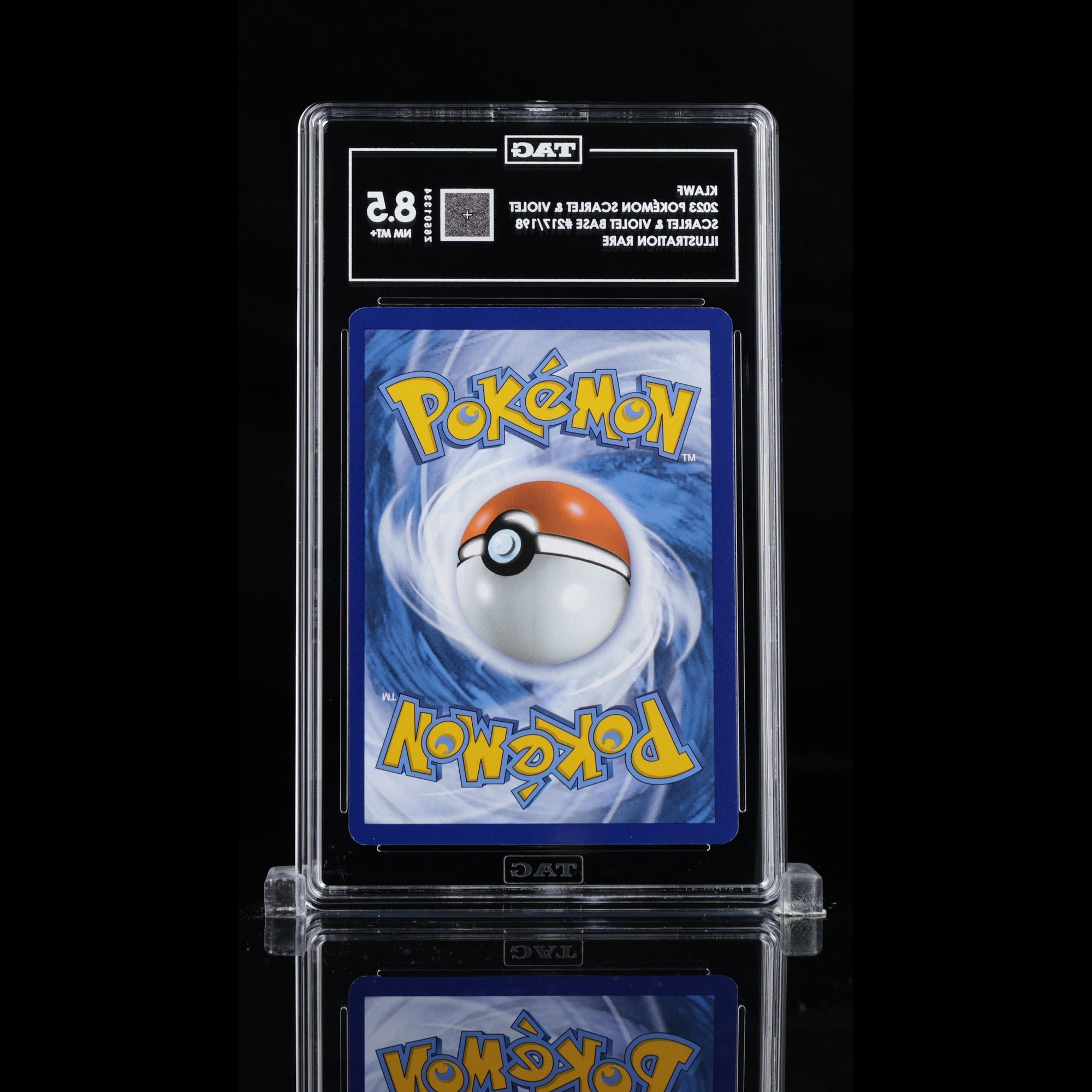 TAG 8.5 NM MT Klawf 2023 Pokémon Pokemon Scarlet & Violet 217_TCGZ6501334 - TCG TREASURY