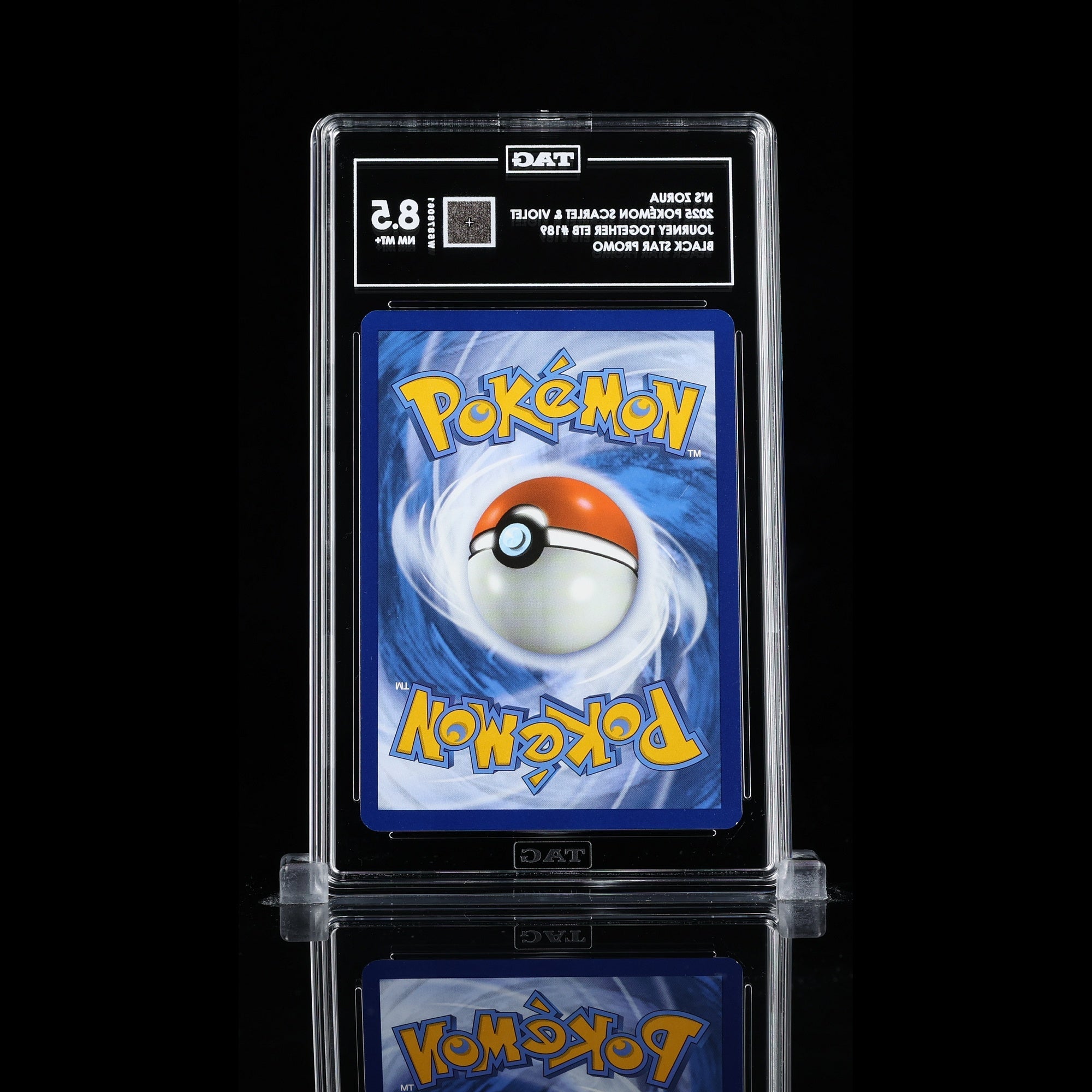 TAG 8.5 NM MT N's Zorua 2025 Pokémon Pokemon Scarlet & Violet Black Star Promos 189 _TCGW5878061 - TCG TREASURY