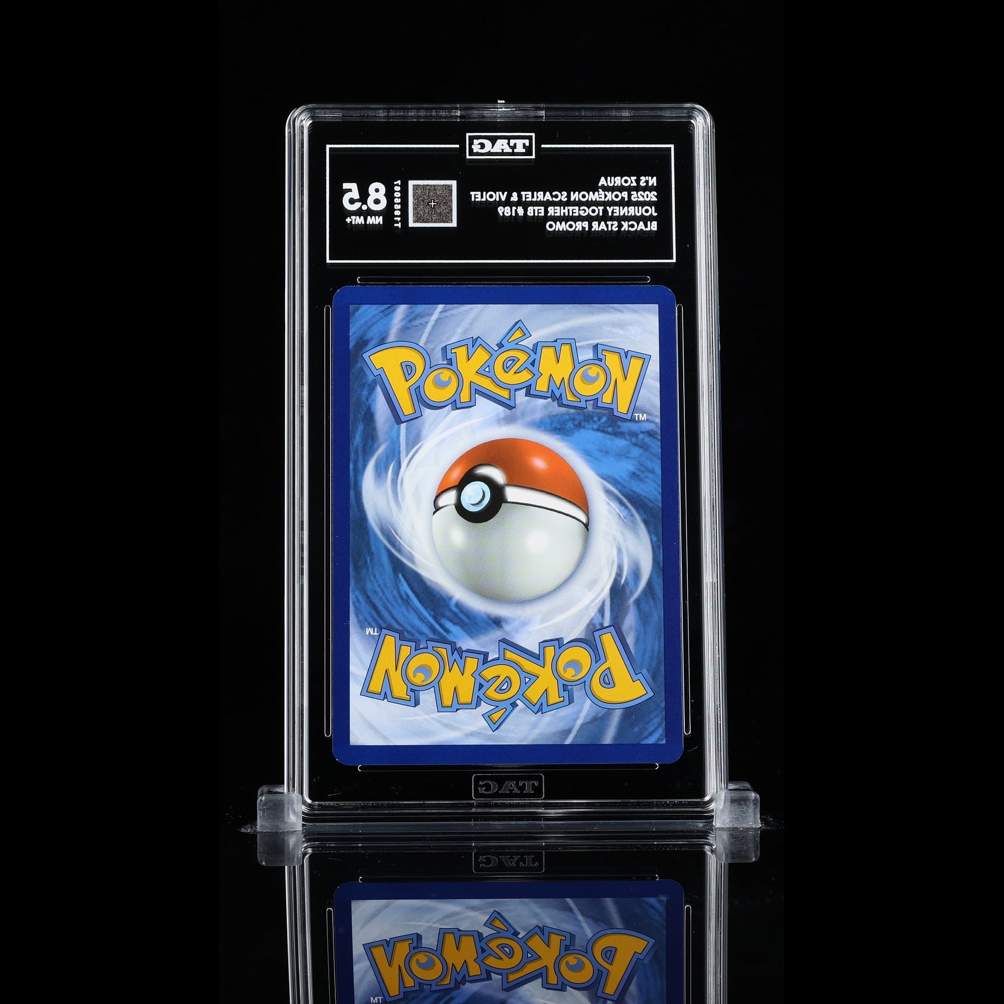 TAG 8.5 NM MT N's Zorua 2025 Pokémon Pokemon Scarlet & Violet Black Star Promos 189 _TCGT1955067 - TCG TREASURY