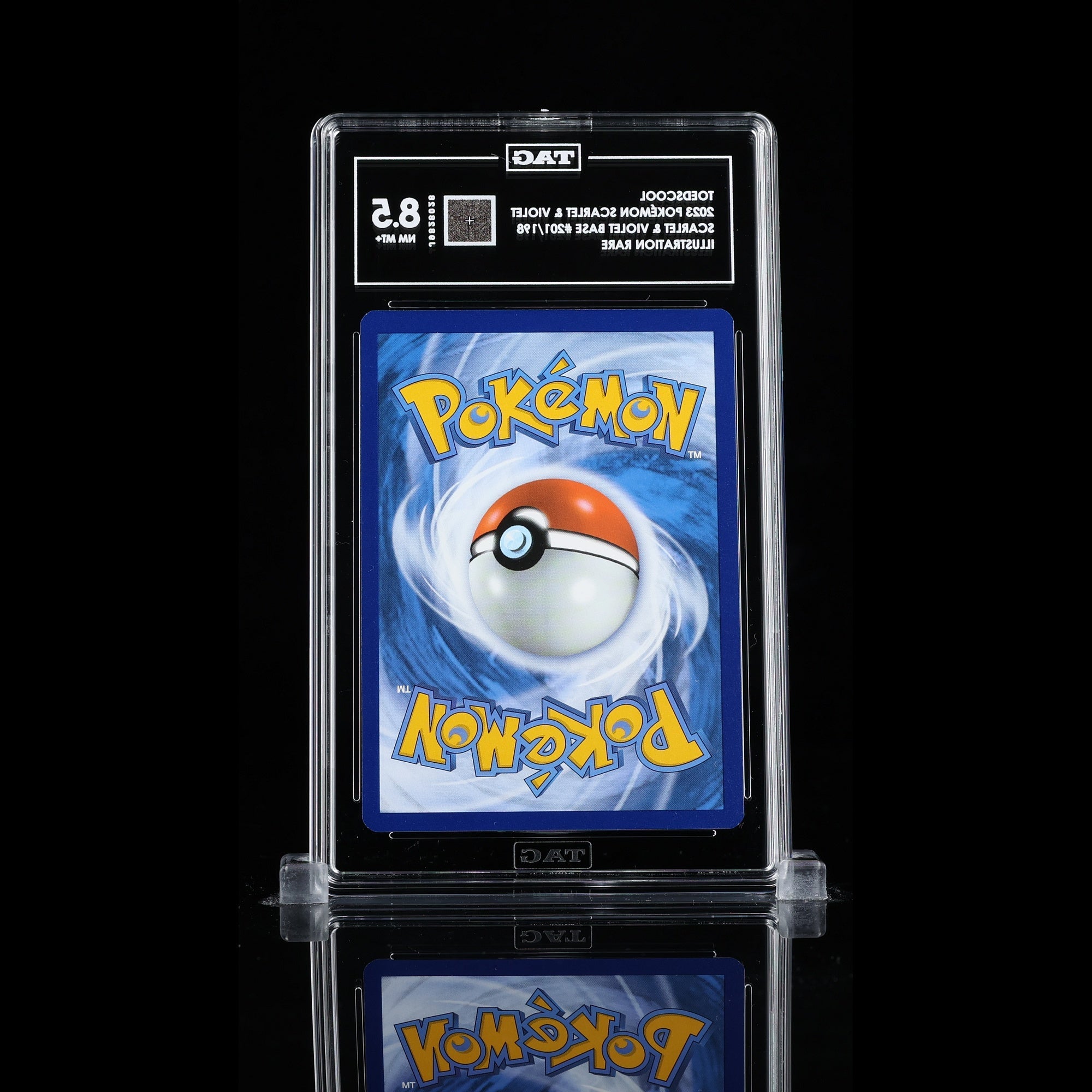 TAG 8.5 NM MT Toedscool 2023 Pokémon Pokemon Scarlet & Violet 201_TCGJ9828028 - TCG TREASURY