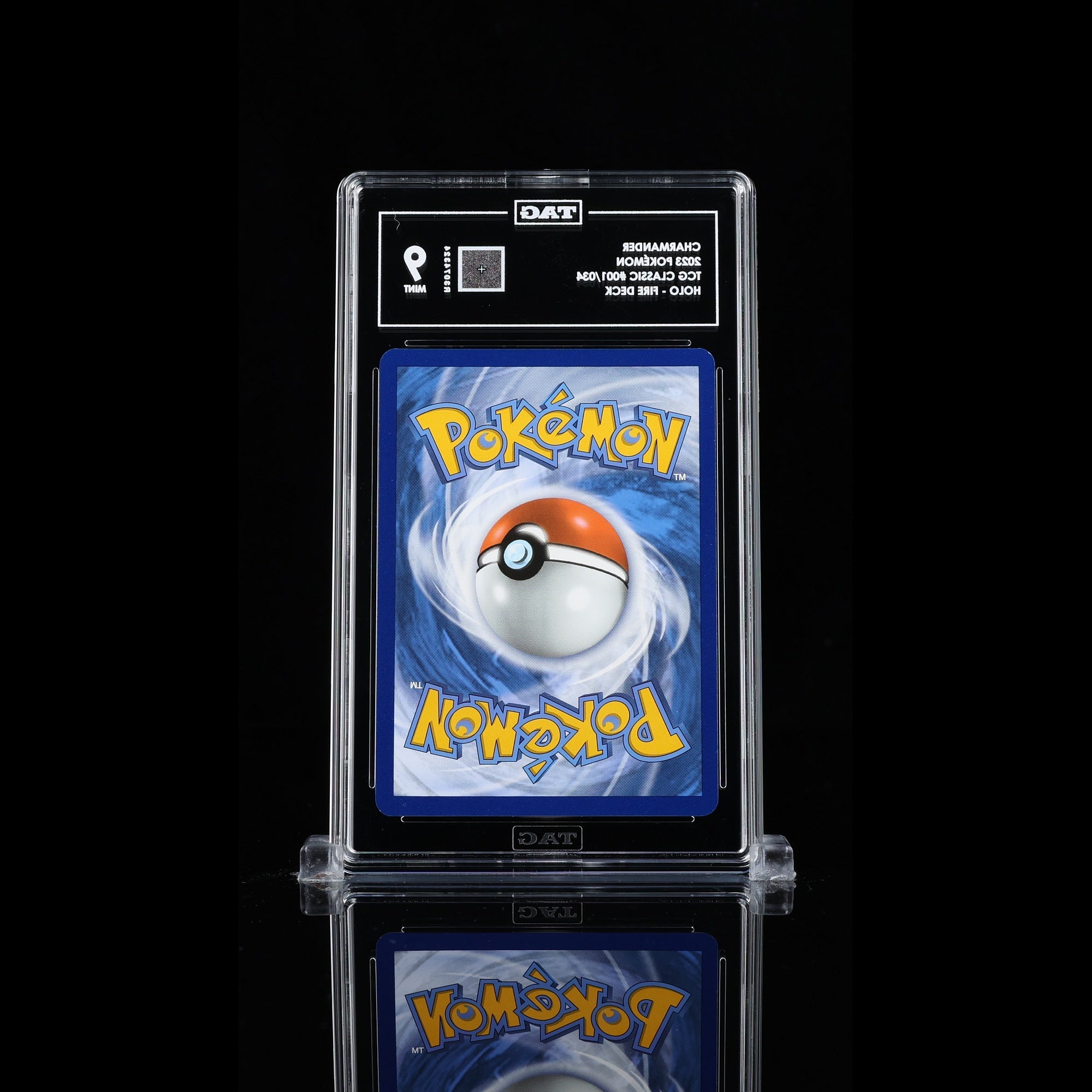 TAG 9.0 MINT Charmander Classic Collection 2023 Pokémon Pokemon TCG Classic 001/034_TCGR3074324 - TCG TREASURY