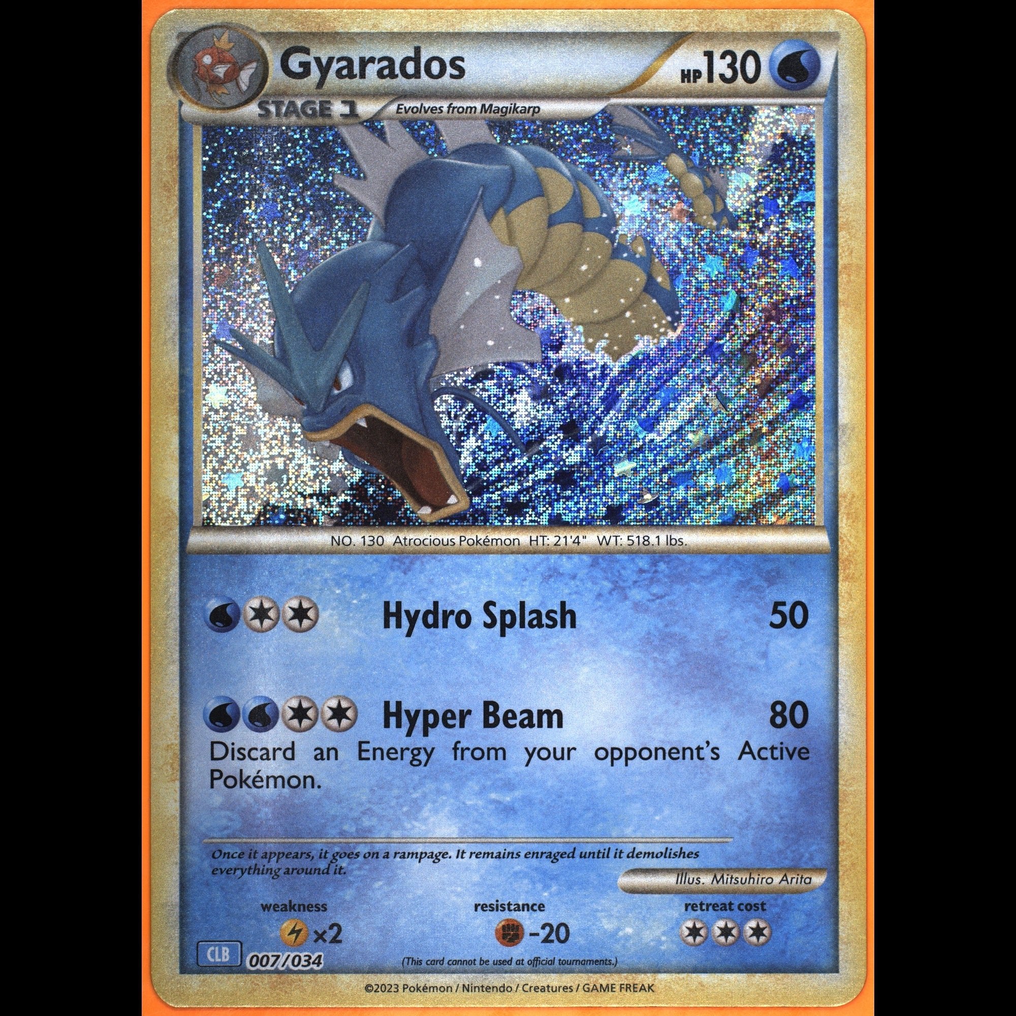 TAG 9.0 MINT Gyarados Classic Collection 2023 Pokémon Pokemon TCG Classic 007/034_TCGK6641498 - TCG TREASURY