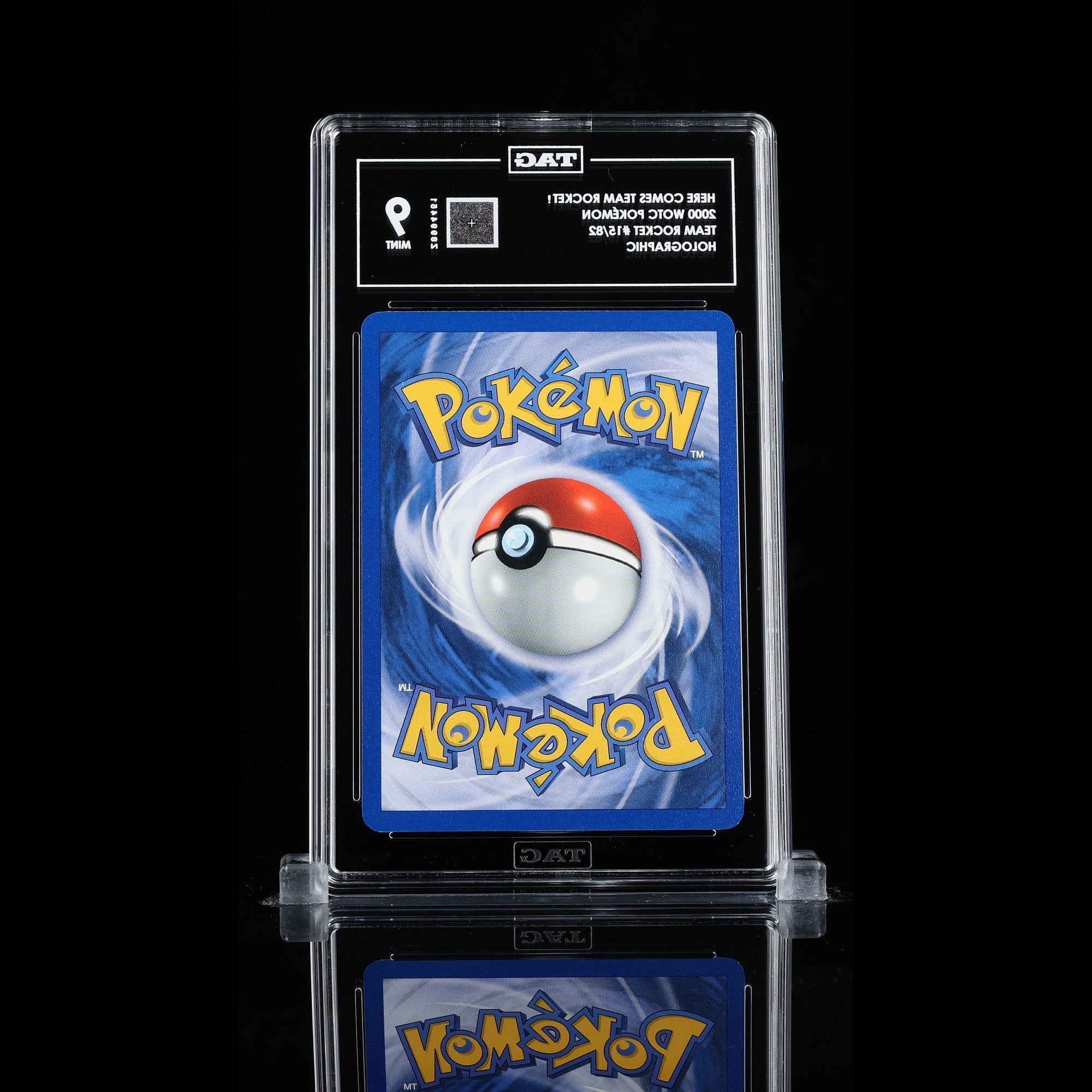 TAG 9.0 MINT Here Comes Team Rocket! 2000 Pokémon Wotc Pokemon 15_TCGZ8994451 - TCG TREASURY