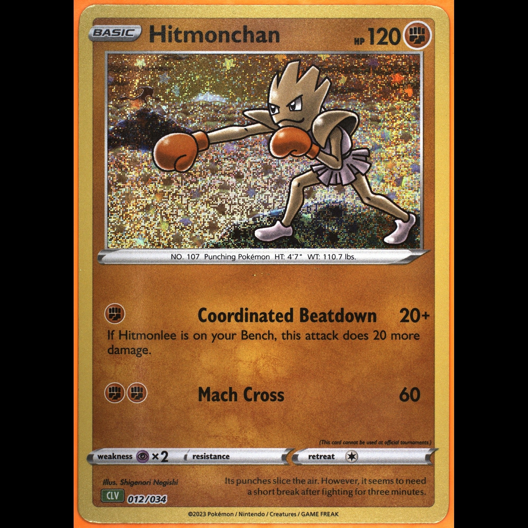 TAG 9.0 MINT Hitmonchan Classic Collection 2023 Pokémon Pokemon TCG Classic 012/034_TCGX6596349 - TCG TREASURY