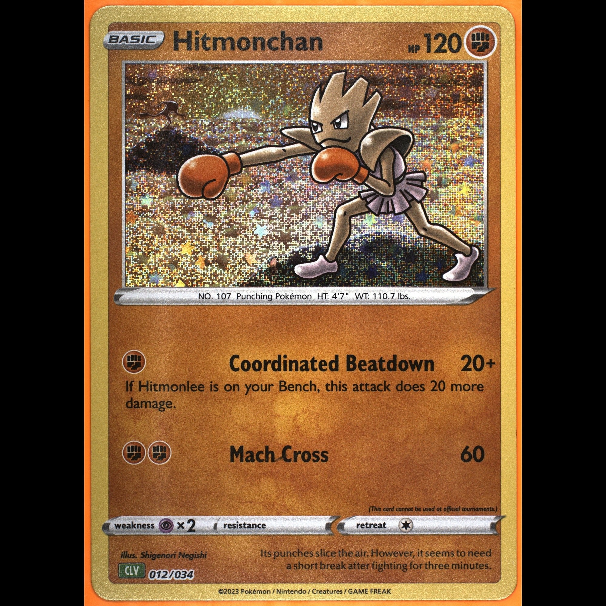 TAG 9.0 MINT Hitmonchan Classic Collection 2023 Pokémon Pokemon TCG Classic 012/034_TCGV1956589 - TCG TREASURY