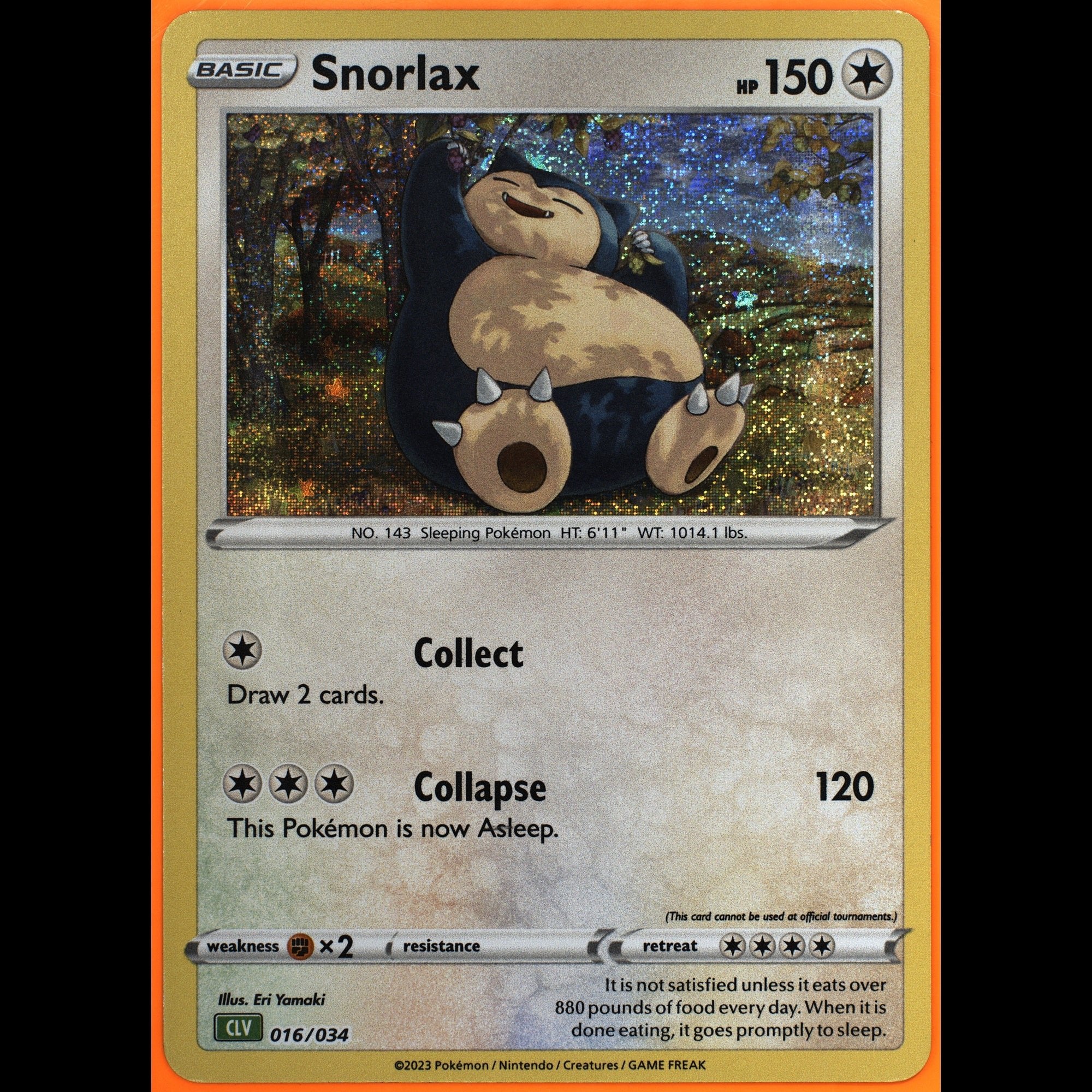 TAG 9.0 MINT Snorlax Classic Collection 2023 Pokémon Pokemon TCG Classic 016/034_TCGC5182134 - TCG TREASURY