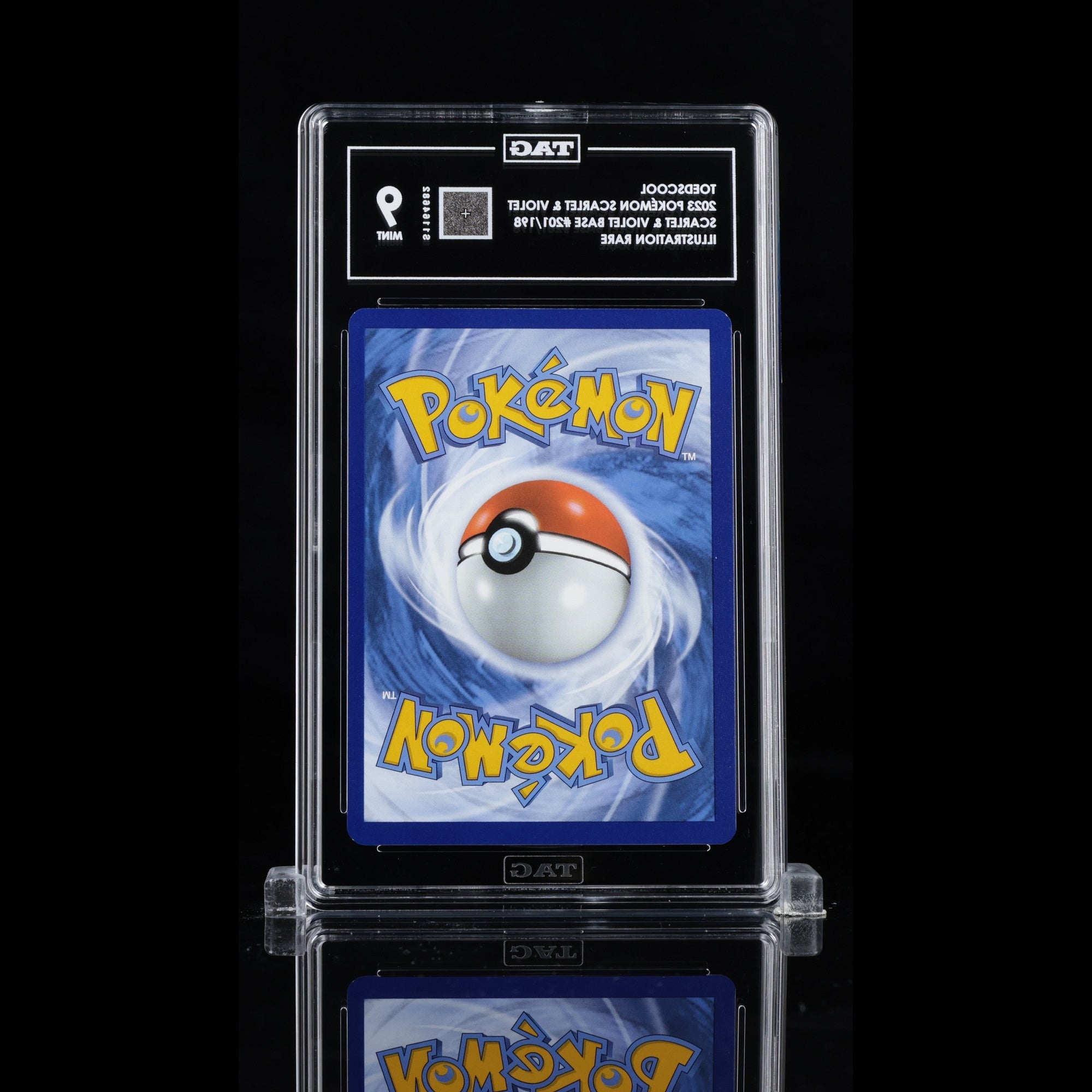 TAG 9.0 MINT Toedscool 2023 Pokémon Pokemon Scarlet & Violet 201_TCGS1164682 - TCG TREASURY