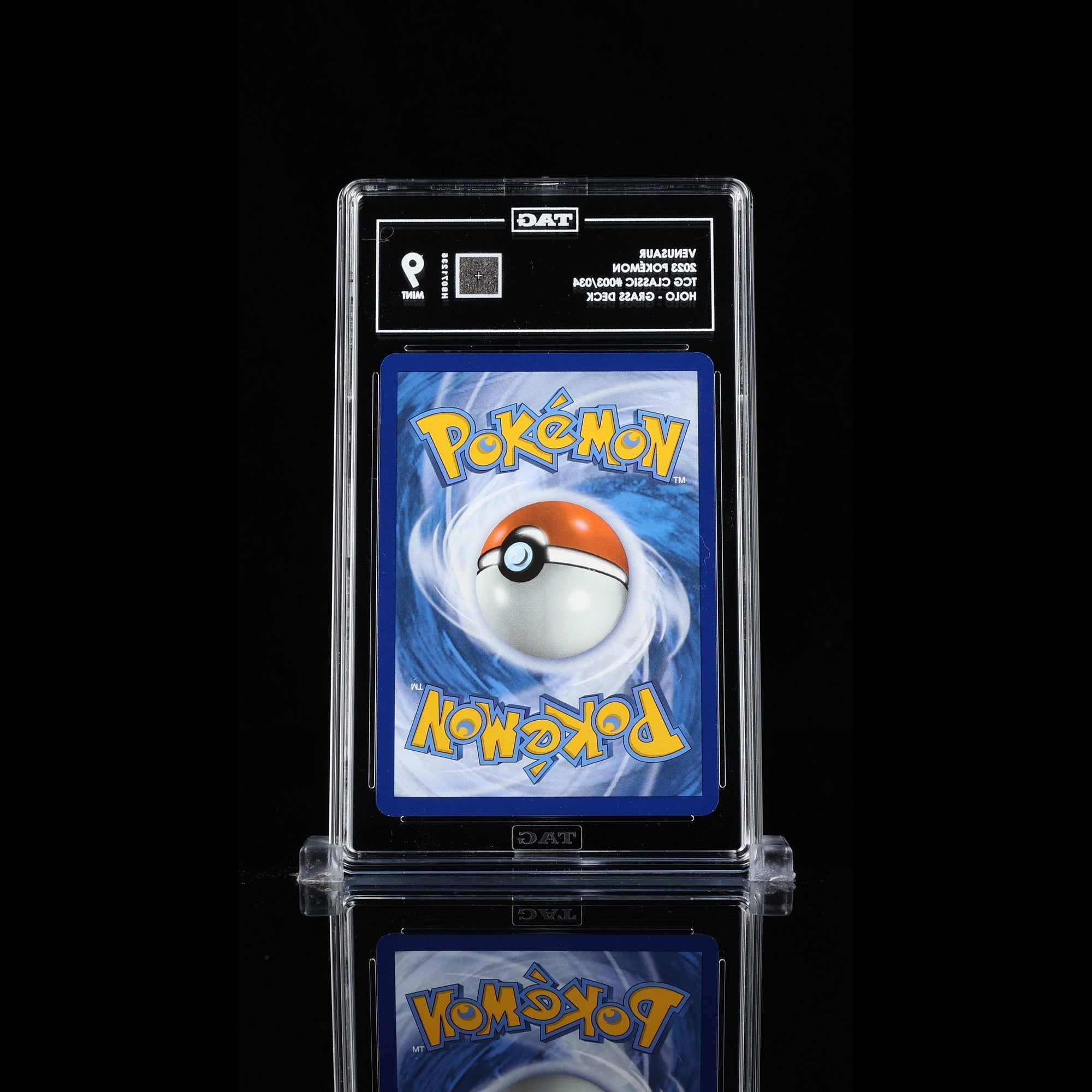 TAG 9.0 MINT Venusaur Double Rare 2023 Pokémon Pokemon TCG Classic 003/165_TCGH8071235 - TCG TREASURY