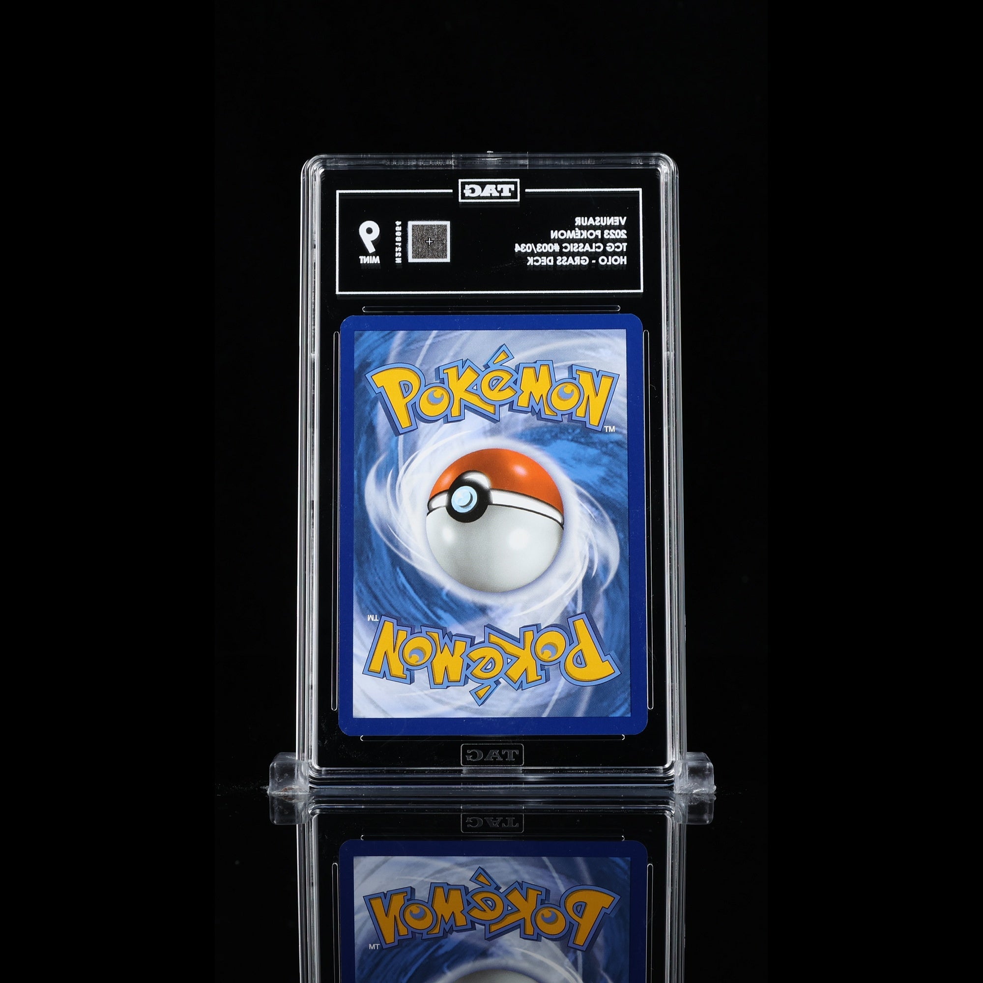 TAG 9.0 MINT Venusaur Double Rare 2023 Pokémon Pokemon TCG Classic 003/165_TCGN2218954 - TCG TREASURY