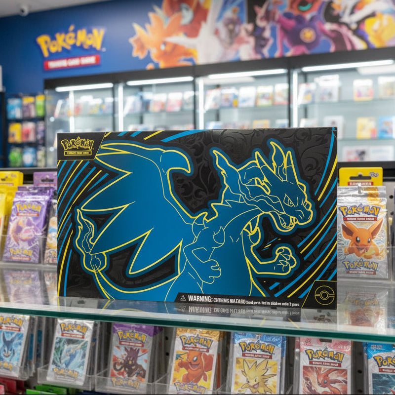 Mega Charizard X ex Ultra-Premium Collection box contents