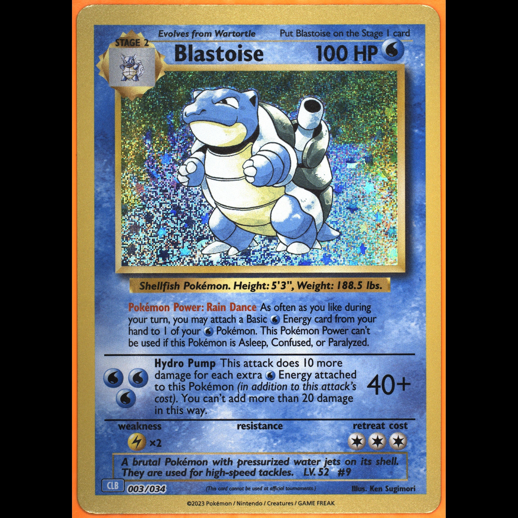Blastoise - Card Front