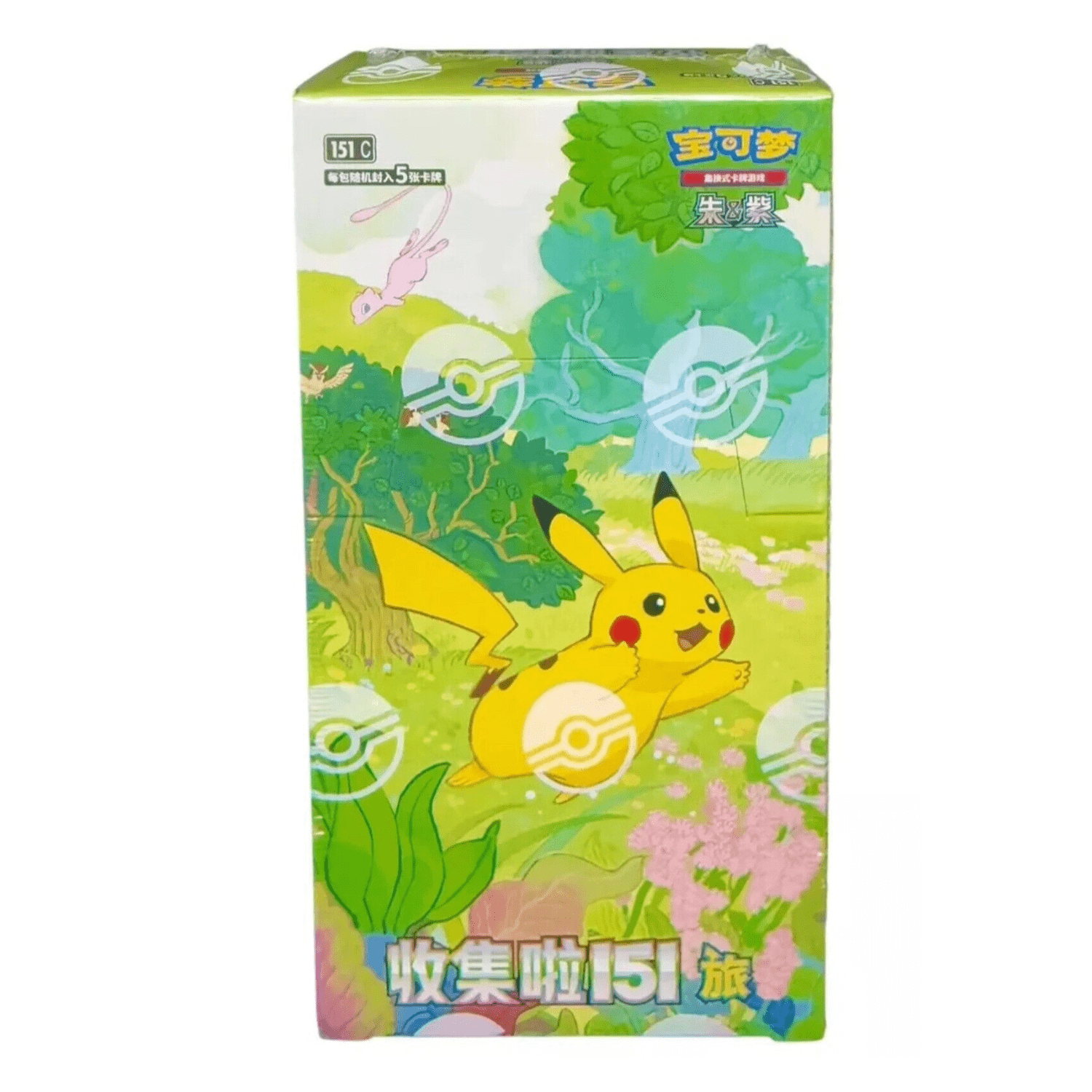 Pokemon Simplified Chinese Collect 151 Journey 151C Standard (Slim) Booster Box_6977321121568 - TAG TREASURY