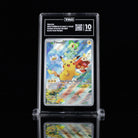 TAG 10 GEM MINT PIKACHU – 2023 Pokémon Scarlet & Violet Black Star Promos – Paldea Evolved Elite Trainer Box #027_G3647592 - TCG TREASURY