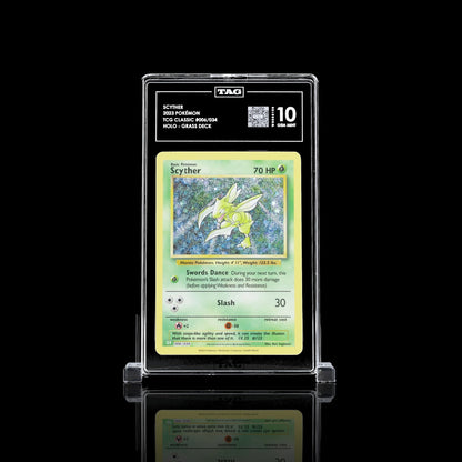 TAG 10 GEM MT Scyther Common 2023 Pokémon Pokemon TCG Classic 006/159_TCGW8566156 - TCG TREASURY