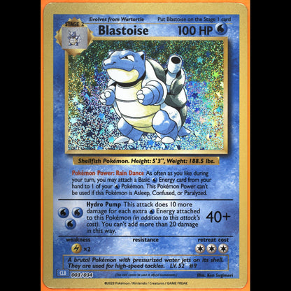TAG 8.5 NM MT Blastoise Classic Collection 2023 Pokémon Pokemon TCG Classic 003/034_TCGM7516244 - TCG TREASURY