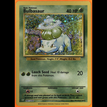 TAG 9.0 MINT Bulbasaur 2023 Pokémon Pokemon TCG Classic 001_TCGM5609710 - TCG TREASURY