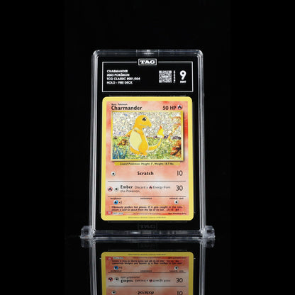 TAG 9.0 MINT Charmander Classic Collection 2023 Pokémon Pokemon TCG Classic 001/034_TCGY8384694 - TCG TREASURY