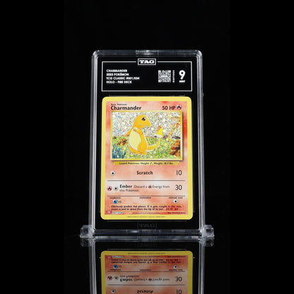TAG 9.0 MINT Charmander Classic Collection 2023 Pokémon Pokemon TCG Classic 001/034_TCGR3074324 - TCG TREASURY