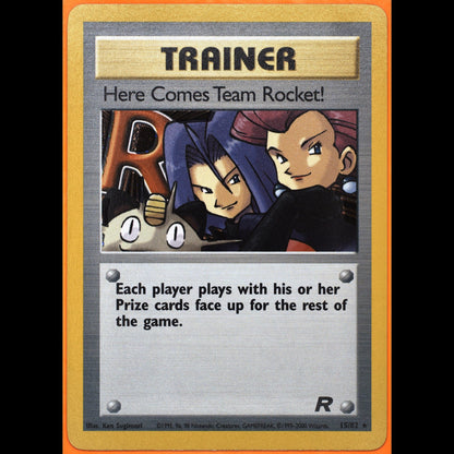 TAG 9.0 MINT Here Comes Team Rocket! 2000 Pokémon Wotc Pokemon 15_TCGZ8994451 - TCG TREASURY
