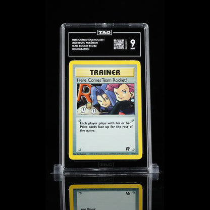 TAG 9.0 MINT Here Comes Team Rocket! 2000 Pokémon Wotc Pokemon 15_TCGZ8994451 - TCG TREASURY