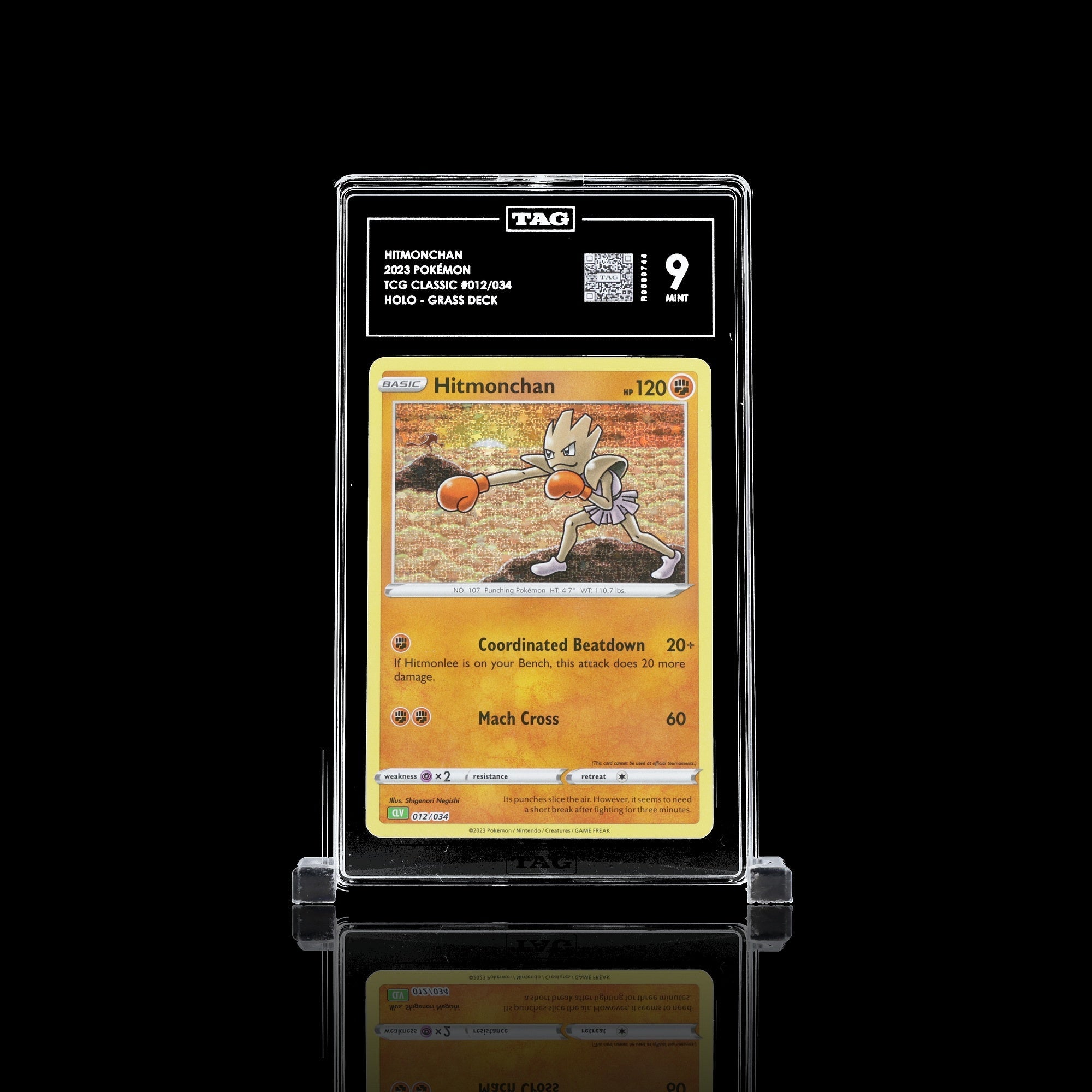 TAG 9.0 MINT Hitmonchan Classic Collection 2023 Pokémon Pokemon TCG Classic 012/034_TCGR9589744 - TCG TREASURY