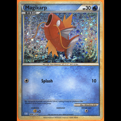 TAG 9.0 MINT Magikarp Classic Collection 2023 Pokémon Pokemon TCG Classic 006/034_TCGT2283289 - TCG TREASURY