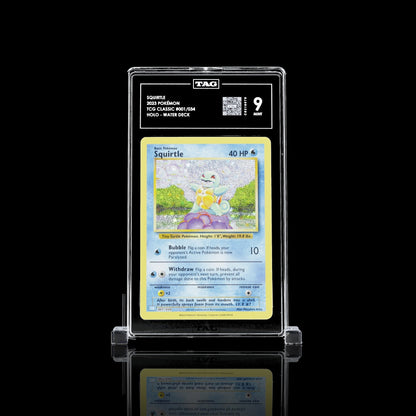 TAG 9.0 MINT Squirtle Classic Collection 2023 Pokémon Pokemon TCG Classic 001/034_TCGC8216975 - TCG TREASURY