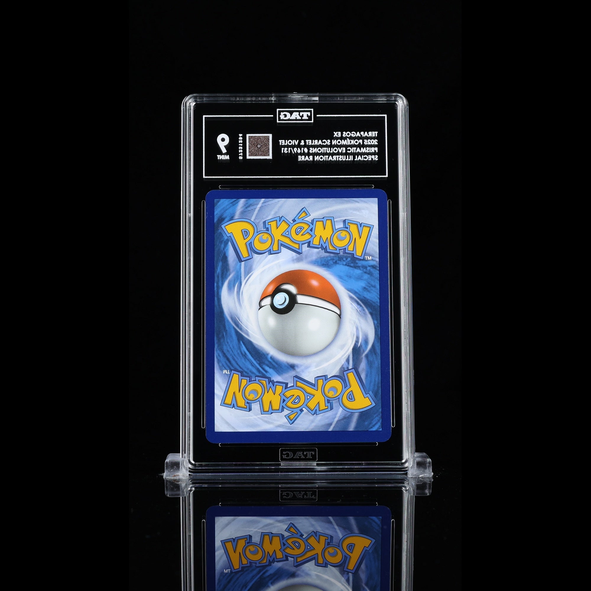 TAG 9.0 MINT Terapagos ex Special Illustration Rare 2025 Pokémon Pokemon Scarlet & Violet 169/131_TCGS7231294 - TCG TREASURY