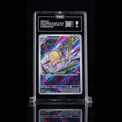 TAG 9.0 MINT Toedscool 2023 Pokémon Pokemon Scarlet & Violet 201_TCGS1164682 - TCG TREASURY