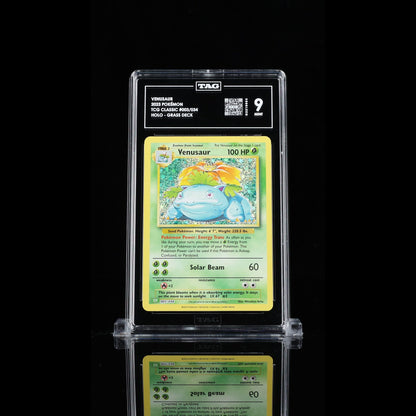 TAG 9.0 MINT Venusaur Double Rare 2023 Pokémon Pokemon TCG Classic 003/165_TCGN2218954 - TCG TREASURY