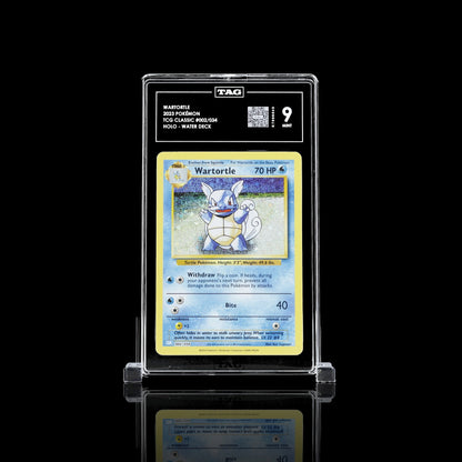 TAG 9.0 MINT Wartortle Classic Collection 2023 Pokémon Pokemon TCG Classic 002/034_TCGK7006043 - TCG TREASURY