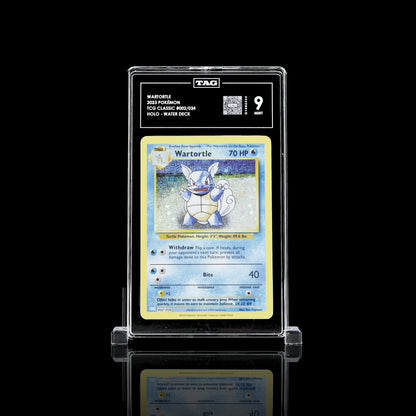 TAG 9.0 MINT Wartortle Classic Collection 2023 Pokémon Pokemon TCG Classic 002/034_TCGQ1862444 - TCG TREASURY